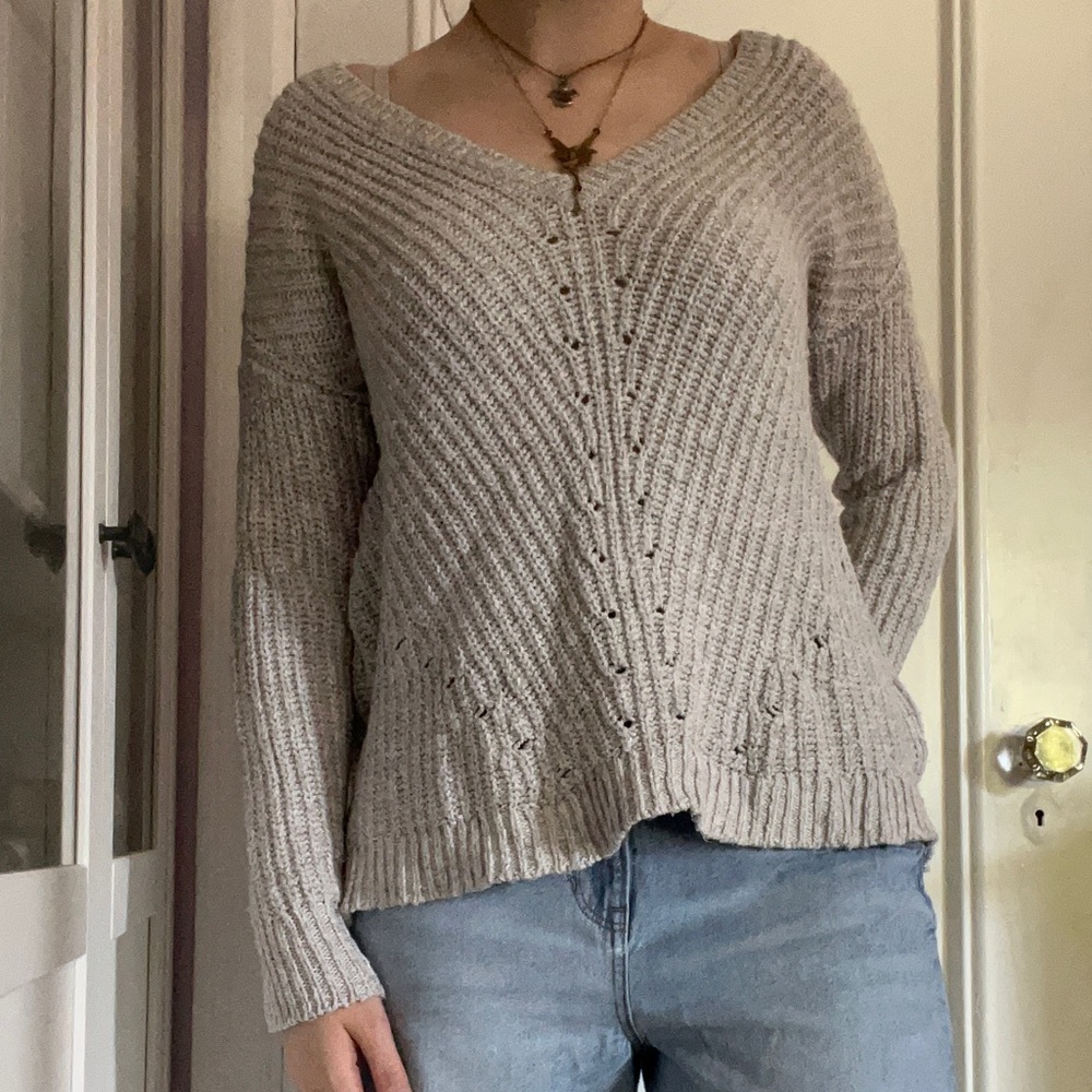 Soft and Cozy Knit Sweater with Side Zip Detail! - Picture 2 of 8